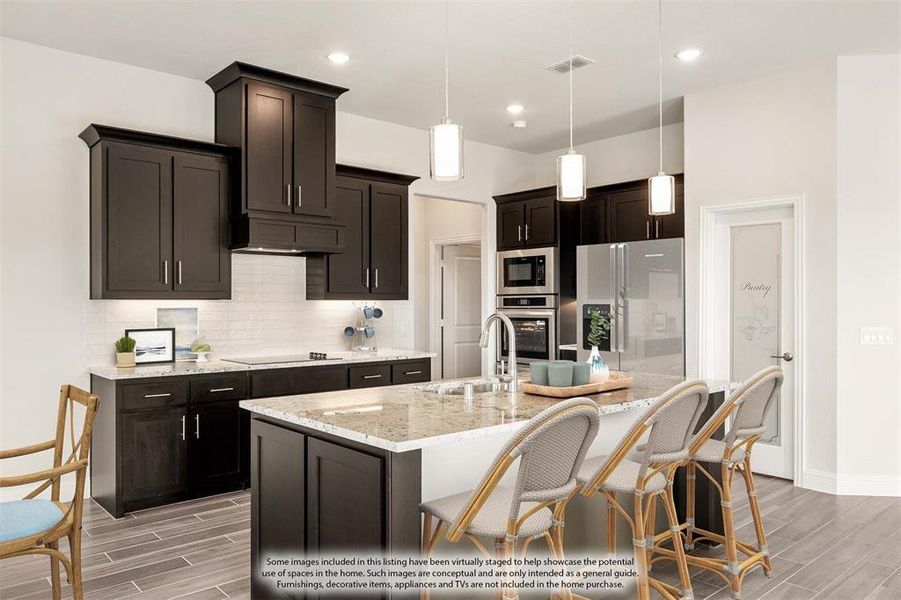 Furnished interior view inside a new home in Villages of Walnut Grove, Midlothian (Image 16).