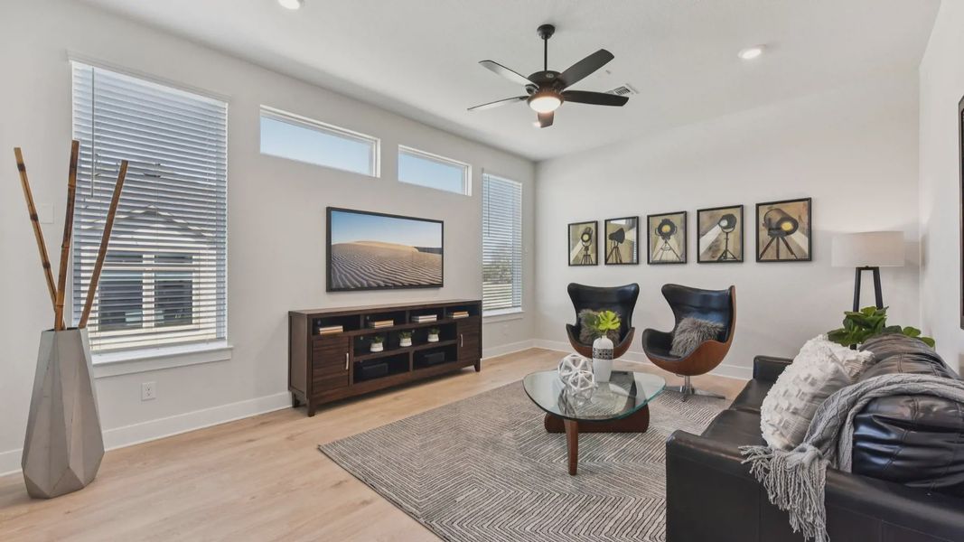 Representative furnished interior of a home built from the Franklin by Chesmar Homes in Feathergrass, Florence (Image 17).