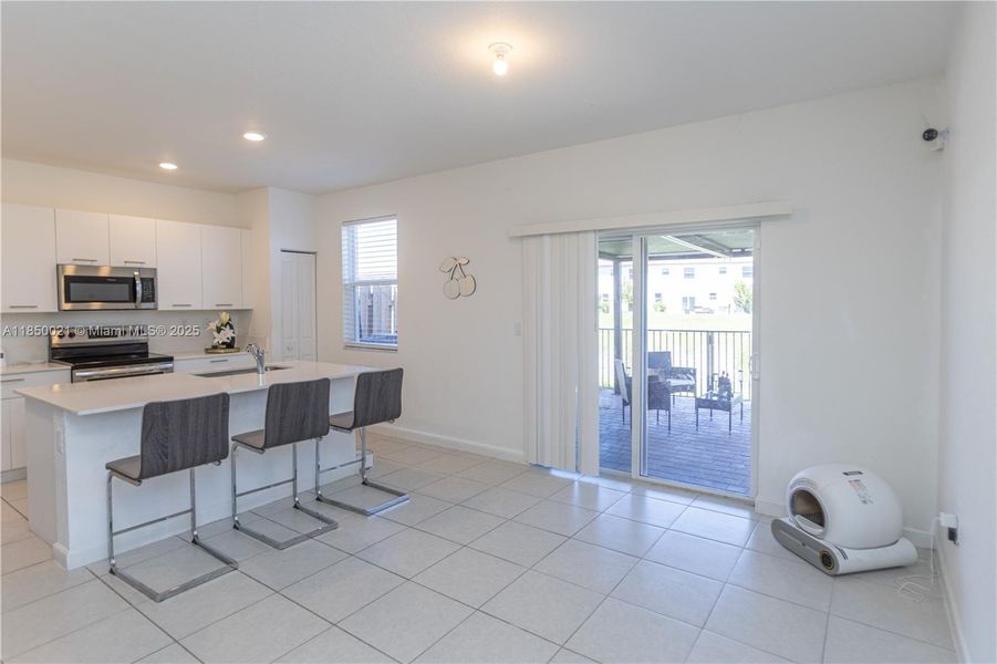 Furnished interior view inside a new home in , Miami (Image 15).