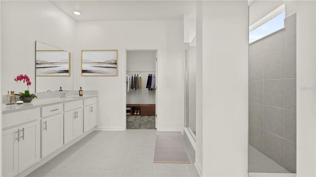 Furnished interior view inside a new home in , Clermont (Image 13). Furnished interior view inside a new home in , Clermont (Image 13).