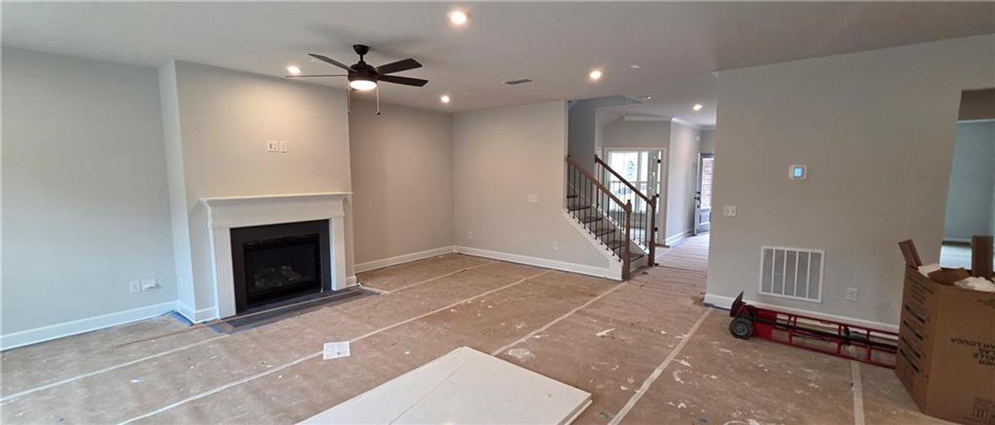 In-progress construction of a new home in Oakwood, Cumming, GA (Image 20).