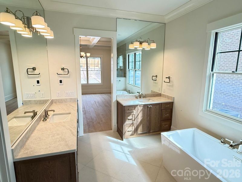 Furnished interior view inside a new home in , Charlotte (Image 7).