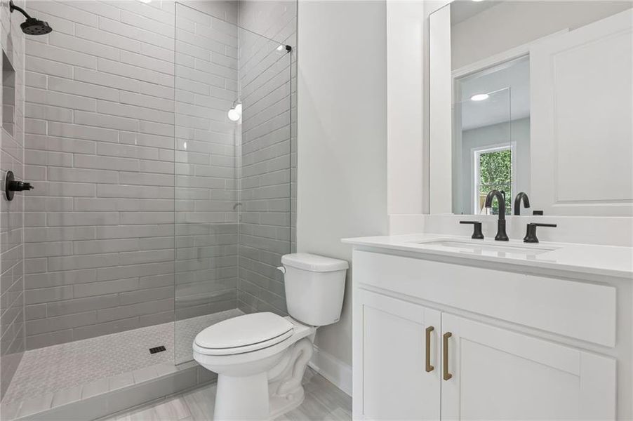 Furnished interior view inside a new home in Waterside, Peachtree Corners (Image 5). Furnished interior view inside a new home in Waterside, Peachtree Corners (Image 5).