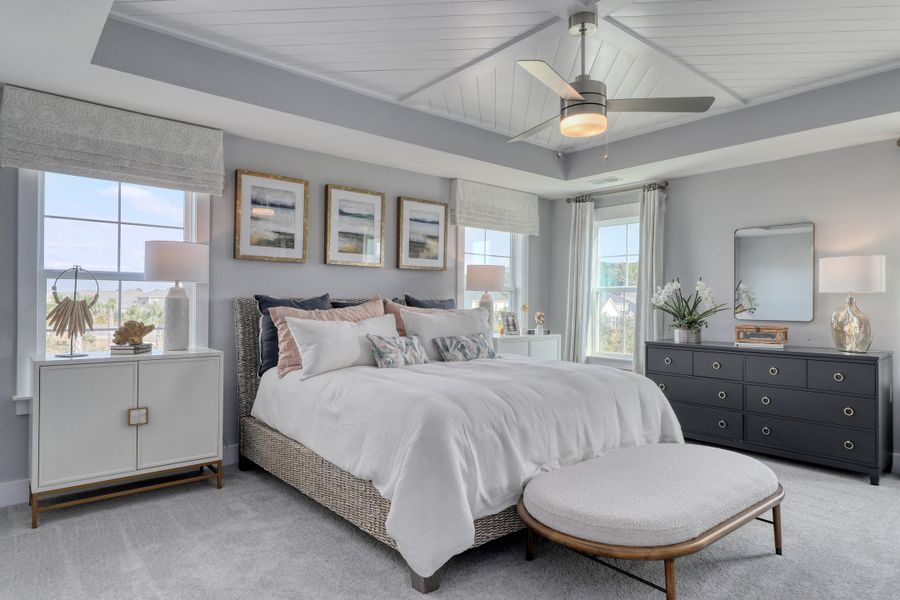 Furnished interior view inside a new home in , Summerville (Image 33).