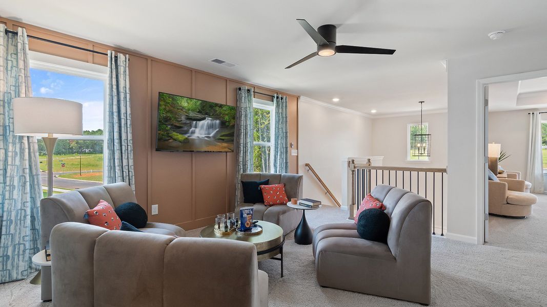 Furnished interior view inside a new home in Chapel Hill, Newnan (Image 22).