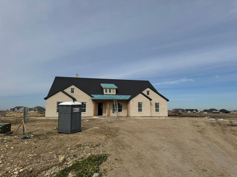 In-progress construction of a new home in Rocky Top, Krum, TX (Image 3).