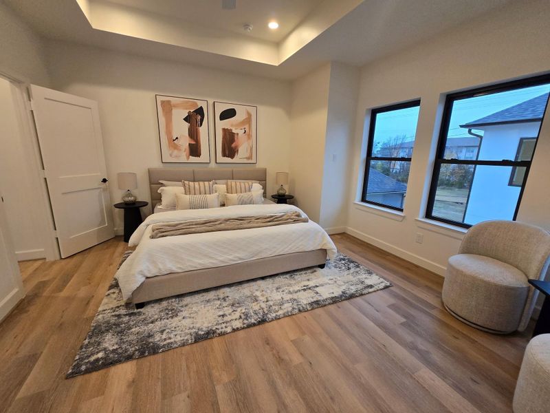 Furnished interior view inside a new home in , Houston (Image 9).