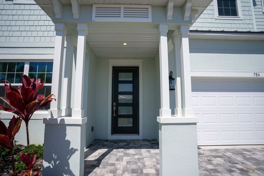 Representative exterior details of a home built from the Orion by Maronda Homes in The Vue, Satellite Beach (Image 4).
