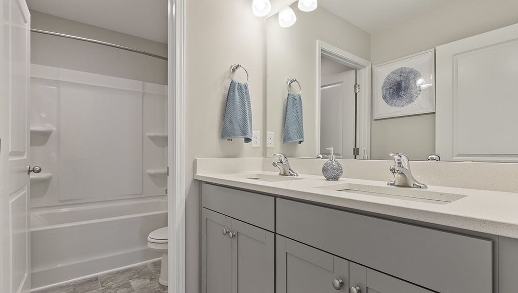 Representative furnished interior of a home built from the Summit by D.R. Horton in Chumley Estates, Reidville (Image 32).