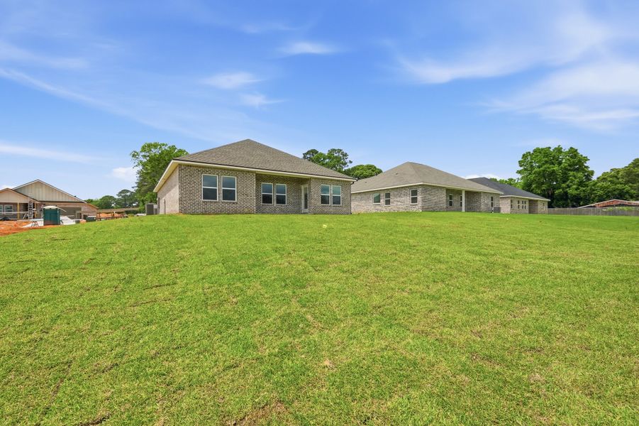 Exterior details and patio area of a home in Barton's Bend, Crestview (Image 26).