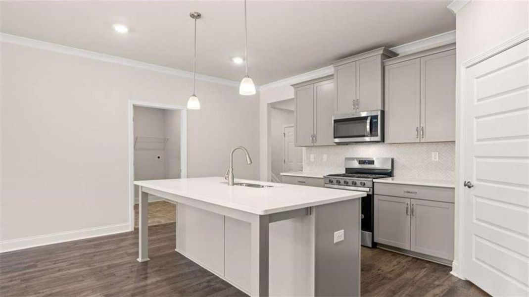 Furnished interior view inside a new home in , Locust Grove (Image 5).