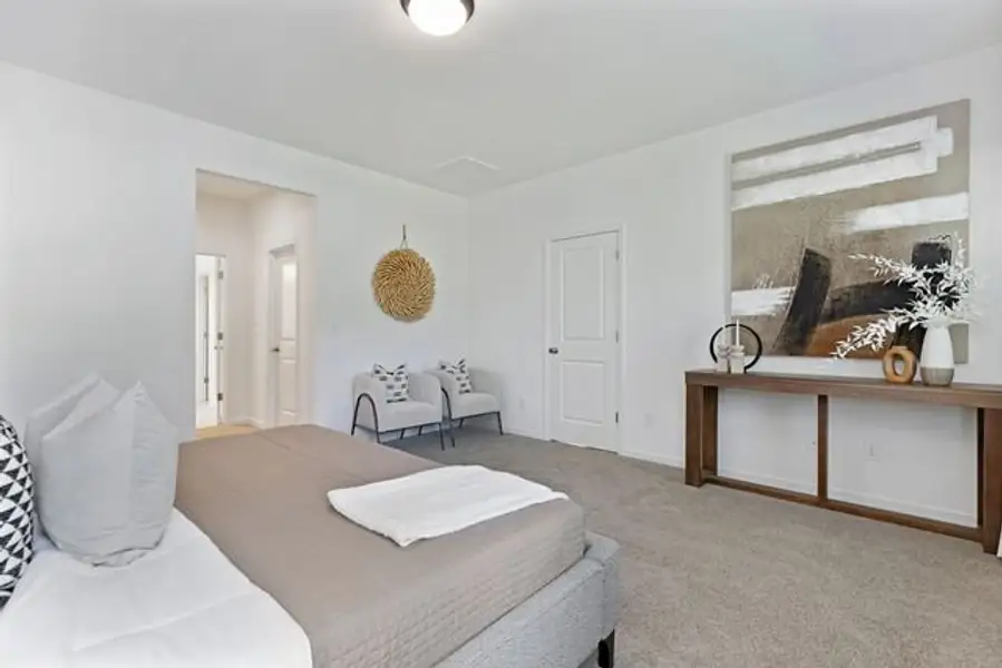 Representative furnished interior of a home built from the Vale by True Homes in Wendell Springs, Wendell (Image 14).