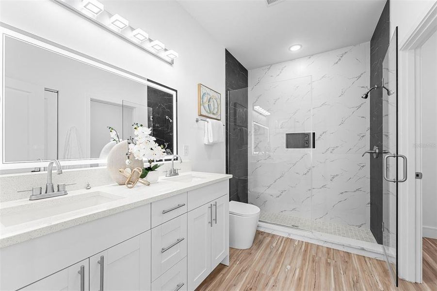 Furnished interior view inside a new home in , Orlando (Image 9). Furnished interior view inside a new home in , Orlando (Image 9).