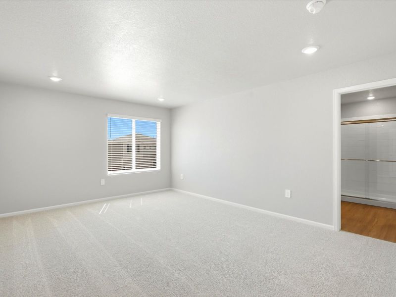 Spacious, unfurnished interior of a new home in Lorson Ranch: The Trail Collection, Colorado Springs (Image 13). Spacious, unfurnished interior of a new home in Lorson Ranch: The Trail Collection, Colorado Springs (Image 13).