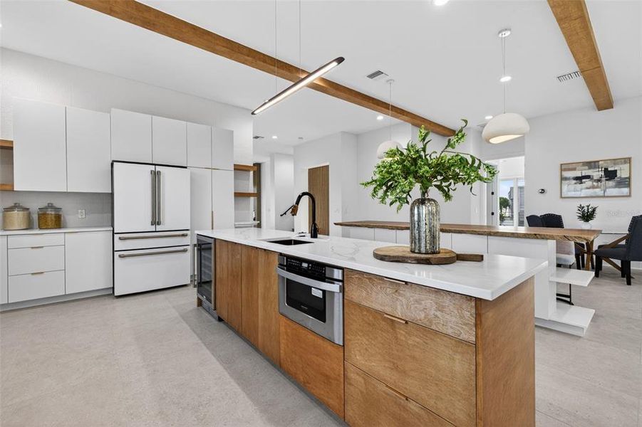 Furnished interior view inside a new home in , Belleair Beach (Image 17).
