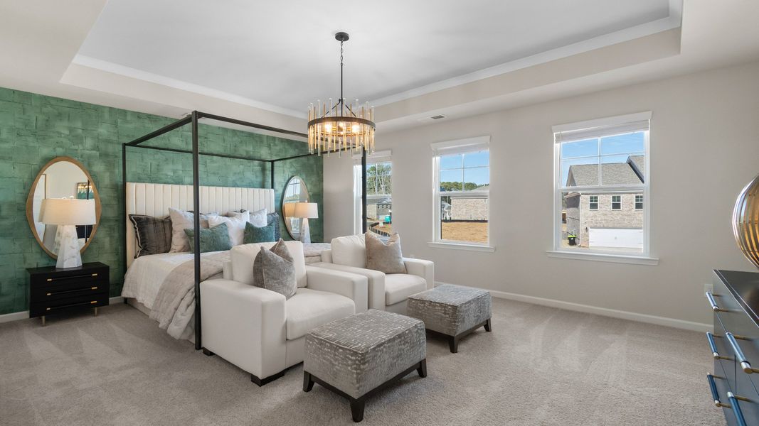 Furnished interior view inside a new home in Abbotts Crossing, Conyers (Image 16).