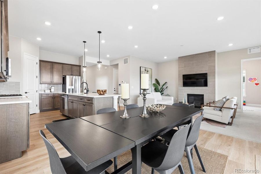 Furnished interior view inside a new home in , Littleton (Image 27).