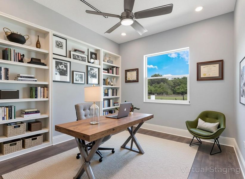 Furnished interior view inside a new home in , The Acreage (Image 10).