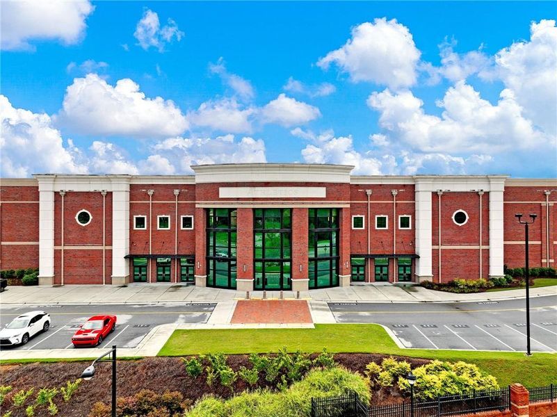 Front exterior of a new home in , Buford, GA, highlighting curb appeal (Image 23). Front exterior of a new home in , Buford, GA, highlighting curb appeal (Image 23).