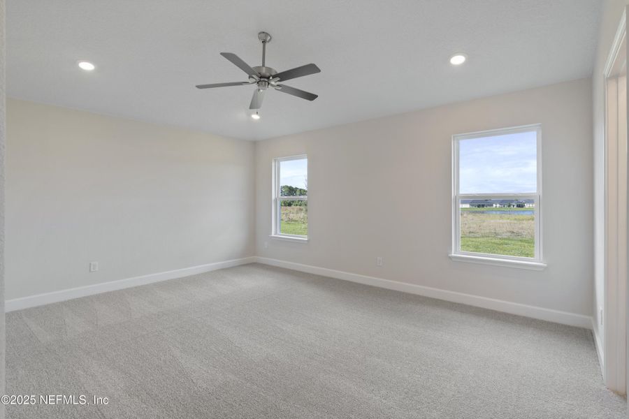 Spacious, unfurnished interior of a new home in Shadow Crest at Rolling Hills, Green Cove Springs (Image 15). Spacious, unfurnished interior of a new home in Shadow Crest at Rolling Hills, Green Cove Springs (Image 15).