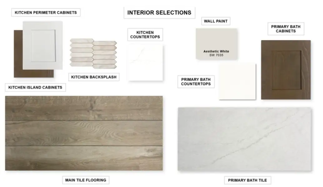 Sample of building materials used in homes in Ramble, Celina (Image 26).