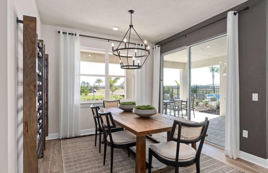 Furnished interior view inside a new home in Willow Ridge, Montverde (Image 3).