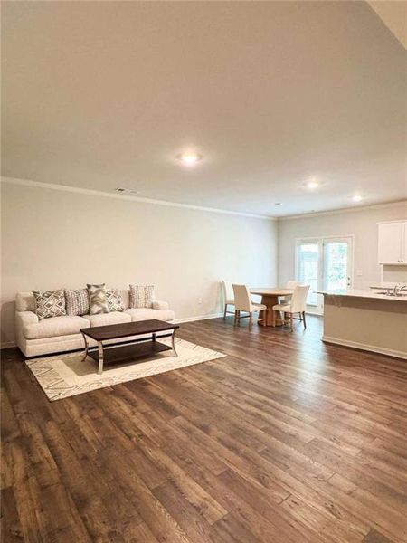 Furnished interior view inside a new home in , Buford (Image 12).