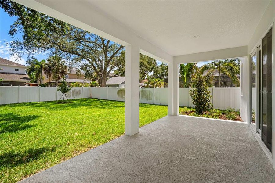 Exterior details and patio area of a home in , Tampa (Image 2). Exterior details and patio area of a home in , Tampa (Image 2).