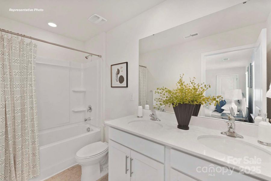 Furnished interior view inside a new home in Lakeshore at Windstone, Mooresville (Image 7). Furnished interior view inside a new home in Lakeshore at Windstone, Mooresville (Image 7).