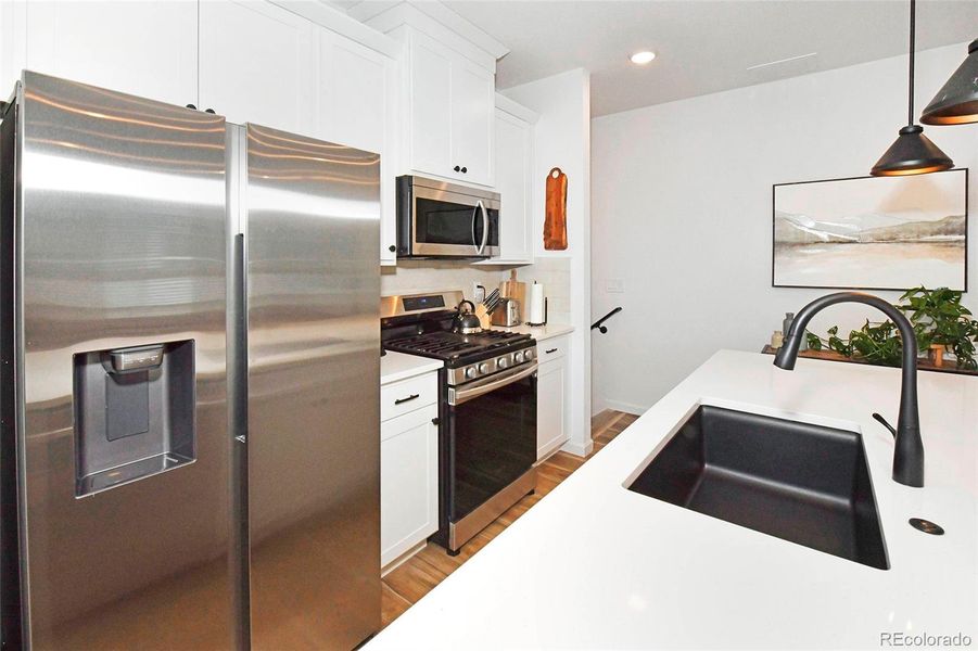 Furnished interior view inside a new home in , Colorado Springs (Image 8). Furnished interior view inside a new home in , Colorado Springs (Image 8).