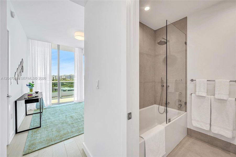 Furnished interior view inside a new home in , Bay Harbor Islands (Image 28).