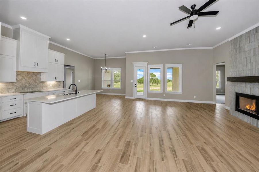 Spacious, unfurnished interior of a new home in , Poolville (Image 14).