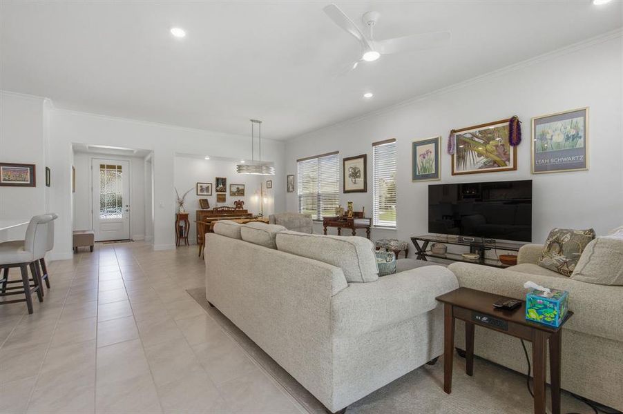 Furnished interior view inside a new home in , Denton (Image 8).