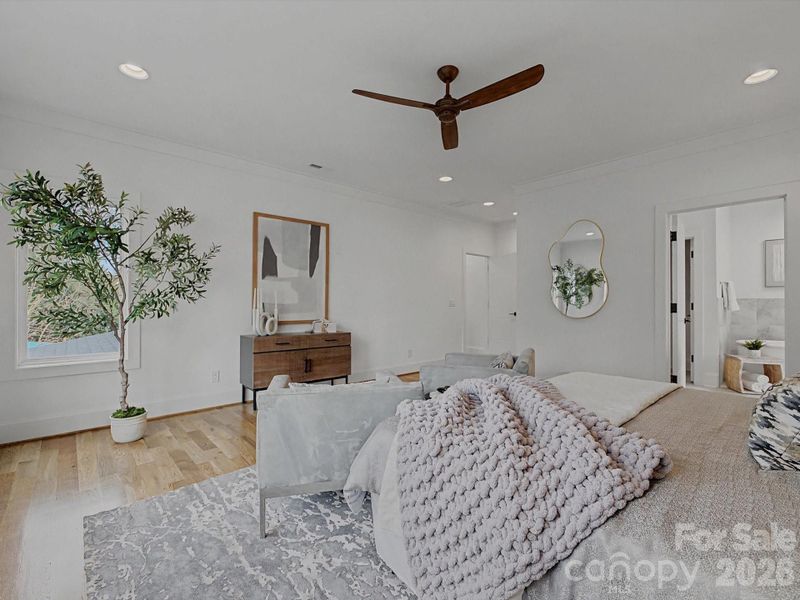 Furnished interior view inside a new home in , Charlotte (Image 35).