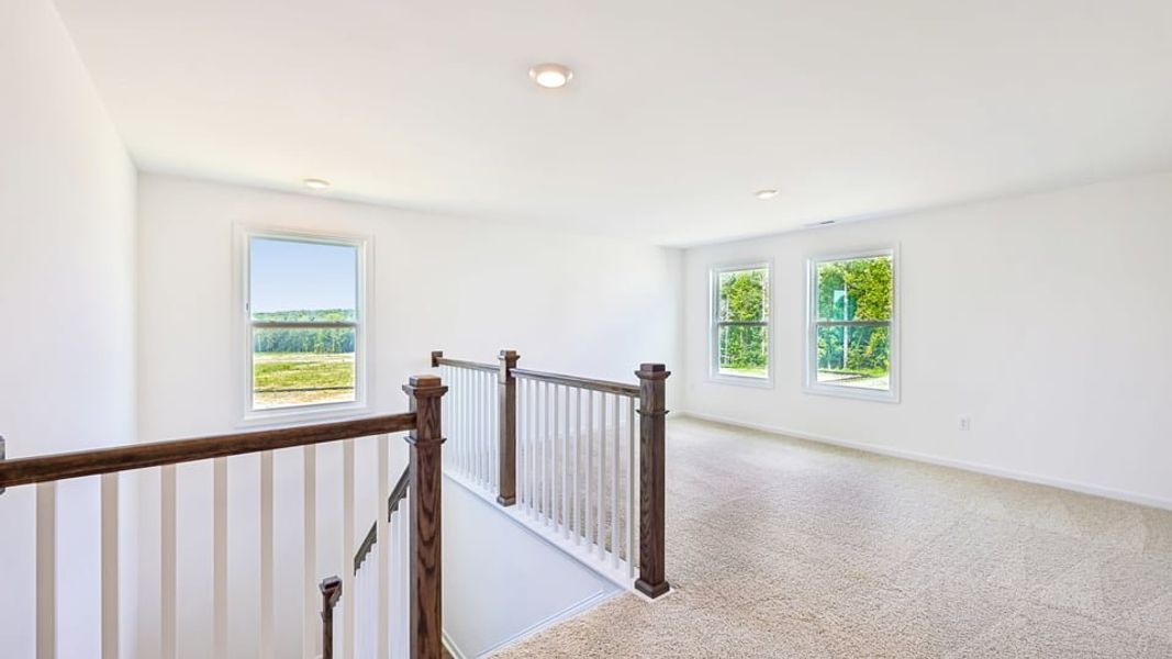 Spacious, unfurnished interior of a new home in Eagle Creek, Fuquay Varina (Image 22).