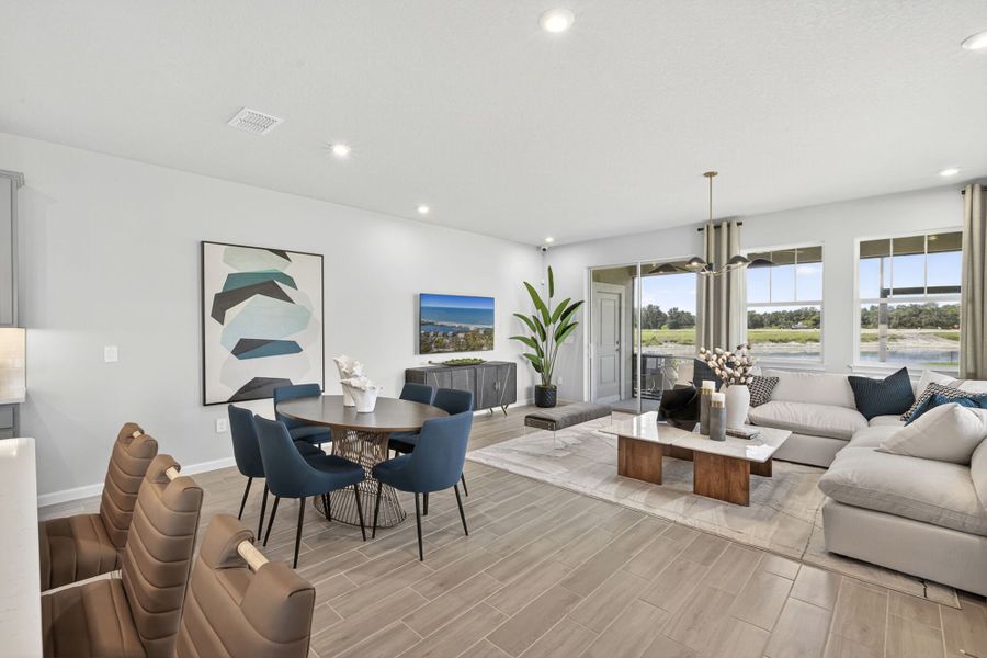 Representative furnished interior of a home built from the Seastone by Mattamy Homes in Crosswind Ranch, Parrish (Image 8).