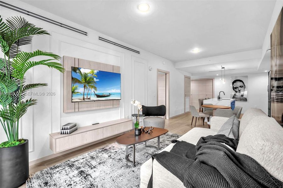 Furnished interior view inside a new home in , Coral Gables (Image 18).