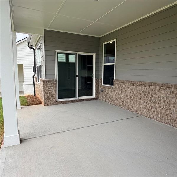 Exterior details and patio area of a home in Fowler Farms, Auburn (Image 3). Exterior details and patio area of a home in Fowler Farms, Auburn (Image 3).