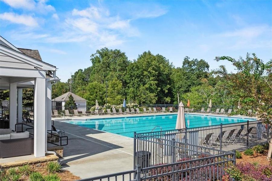 Front exterior of a new home in Edgewater, Canton, GA, highlighting curb appeal (Image 22).