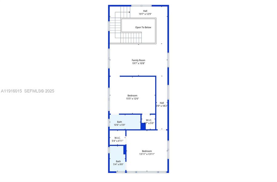 2D floor plan layout of this home in , Plantation, FL (Image 6).