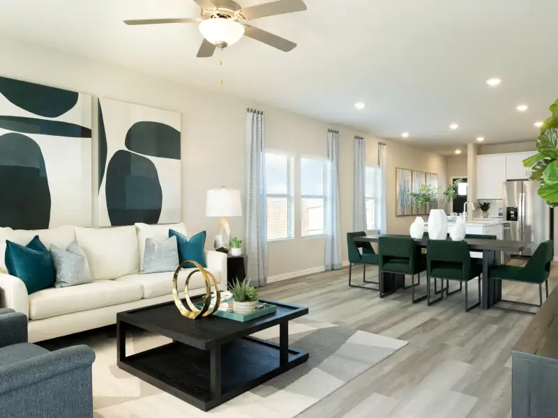 Furnished interior view inside a new home in Southridge, Princeton (Image 5).