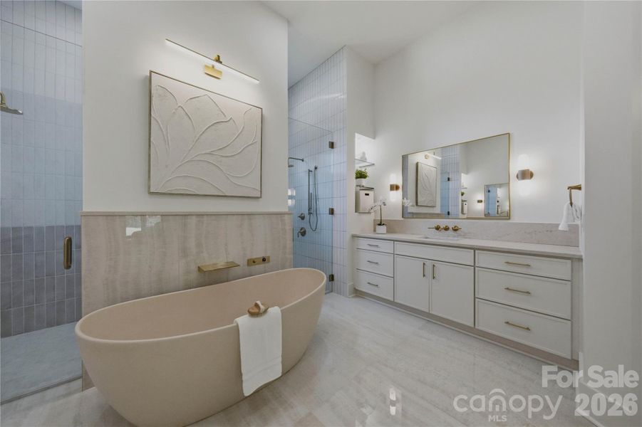 Furnished interior view inside a new home in , Cornelius (Image 34).