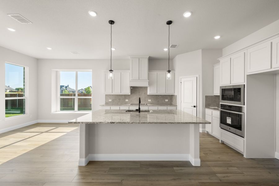 Furnished interior view inside a new home in Coyote Crossing, Godley (Image 5).