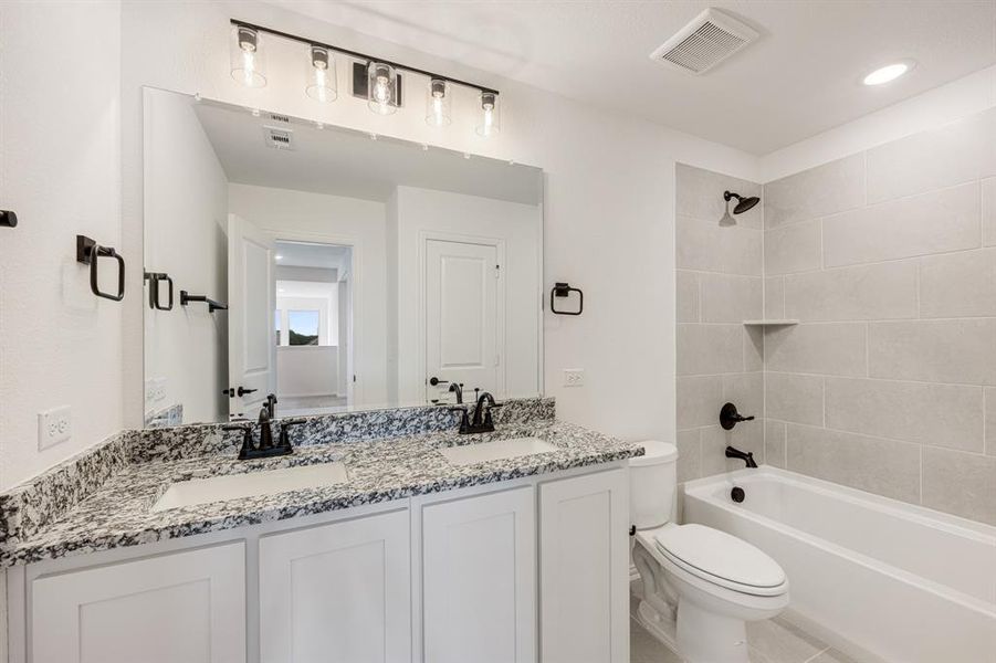 Furnished interior view inside a new home in Waterscape Classic 60s, Royse City (Image 9). Furnished interior view inside a new home in Waterscape Classic 60s, Royse City (Image 9).