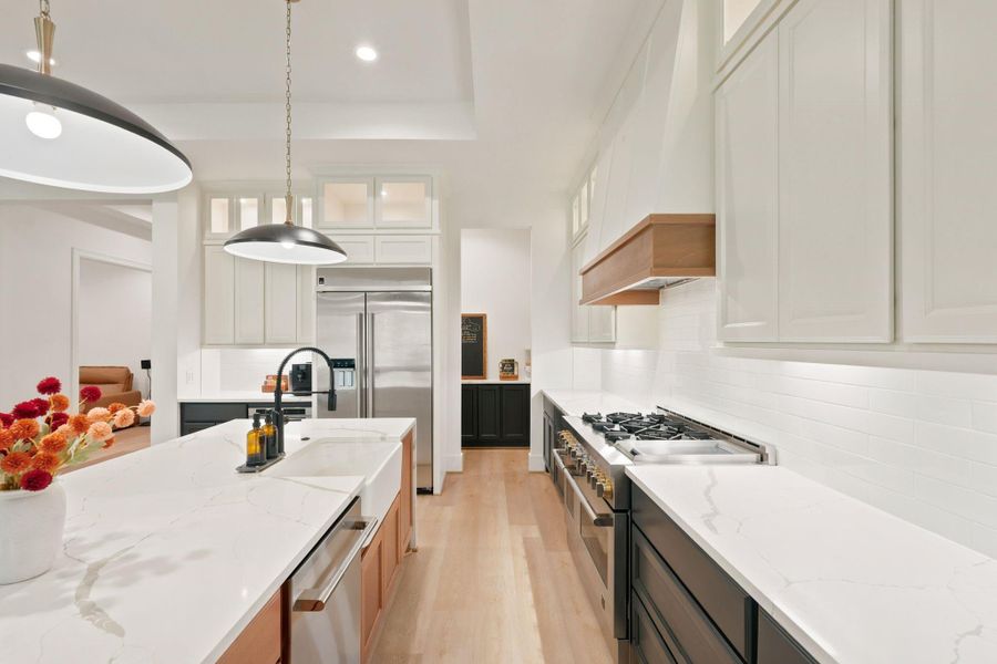 Furnished interior view inside a new home in , New Waverly (Image 26).