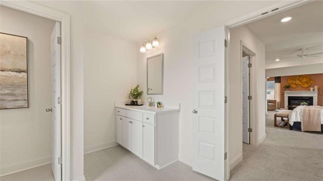 Furnished interior view inside a new home in The Gates at Pates Creek, Hampton (Image 53).