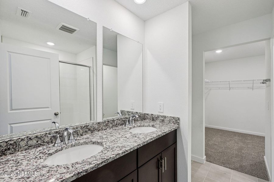 Furnished interior view inside a new home in Kings Preserve, Jacksonville (Image 11). Furnished interior view inside a new home in Kings Preserve, Jacksonville (Image 11).