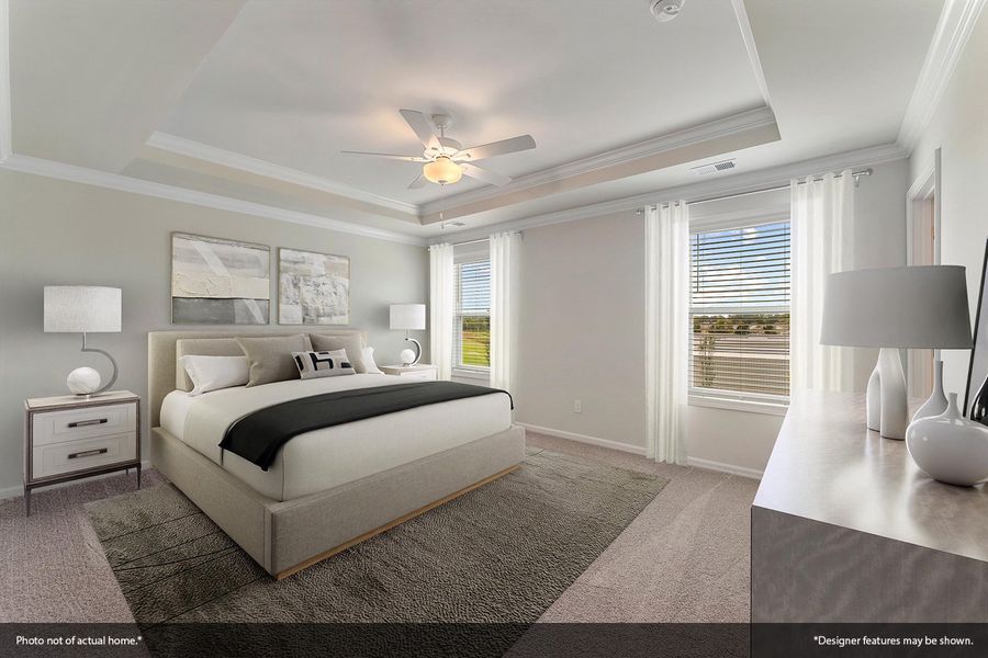 Furnished interior view inside a new home in Central Creek, Goose Creek (Image 8).