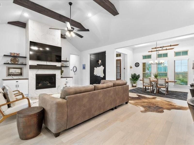 Furnished interior view inside a new home in Canterbury Cove, Forney (Image 9).
