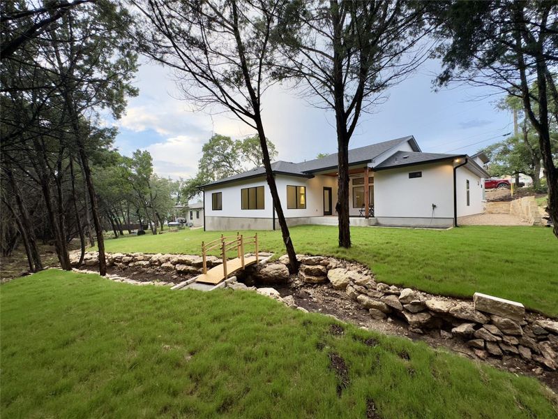 View of green lawn View of green lawn